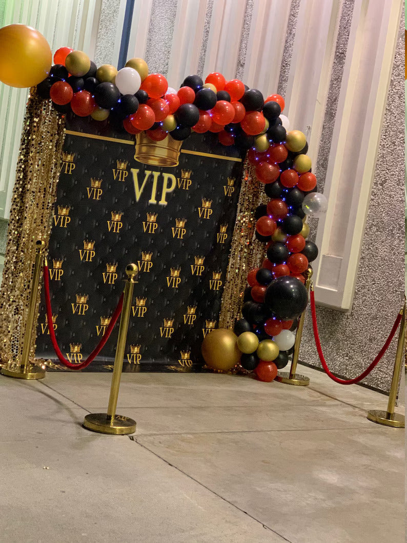 VIP Entrance with Red Carpet & Backdrop