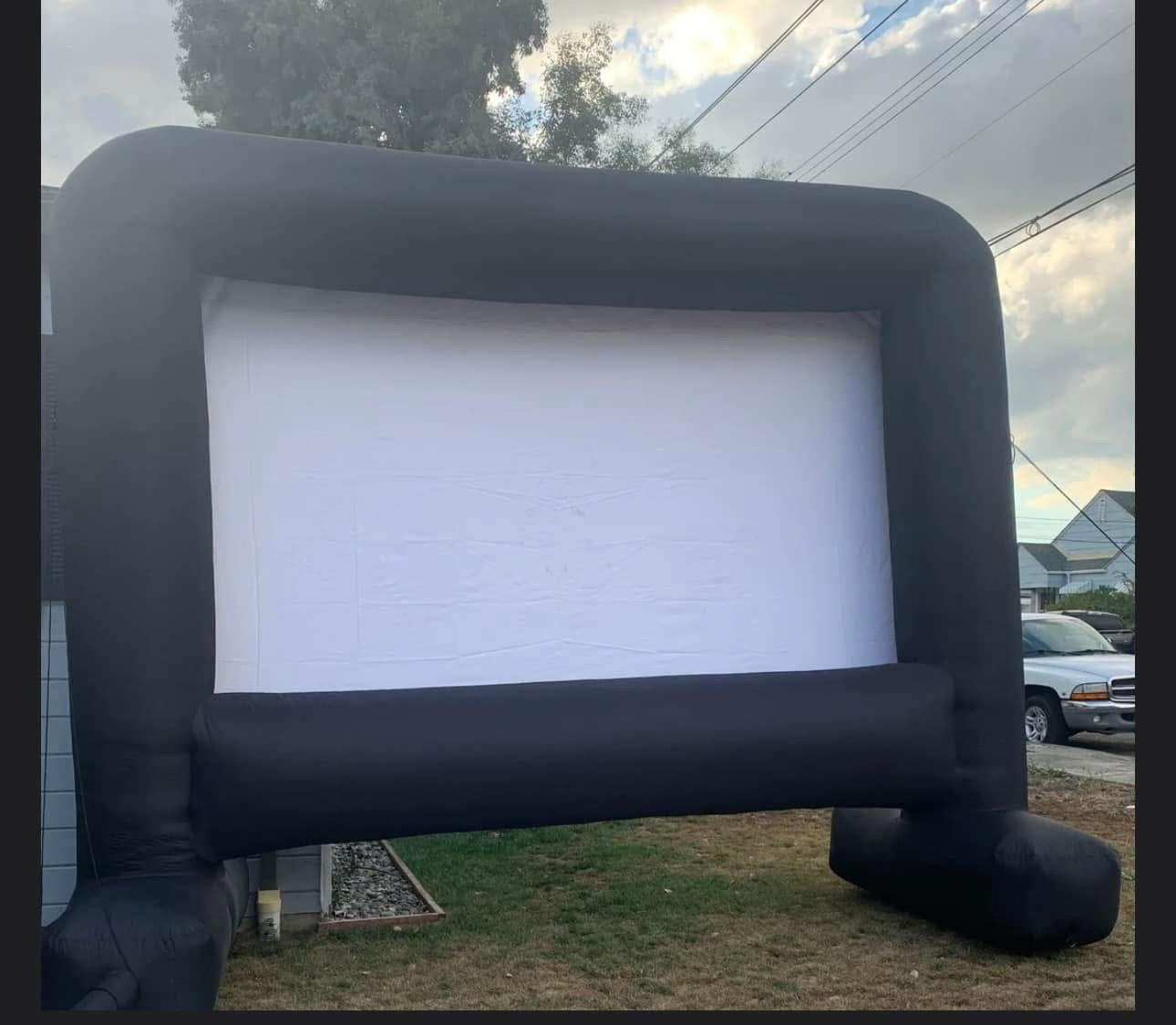 Large Inflatable Screen with Projector rental