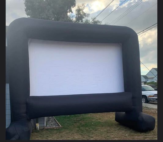 Large Inflatable Screen with Projector rental